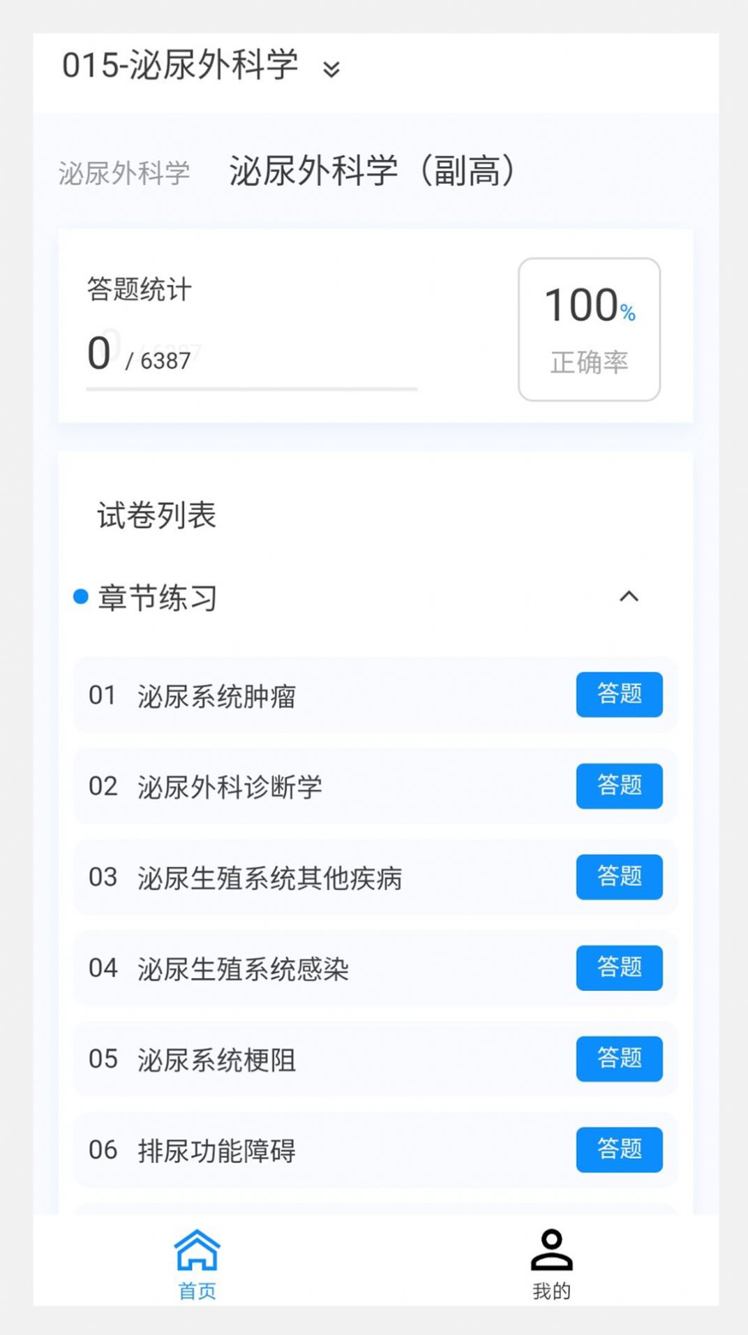 泌尿外科学新题库手机版app截图