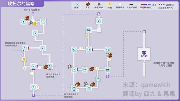 符文工房5埃托尔的黑暗采集点都在哪 符文工房5埃托尔的黑暗采集点分享图1